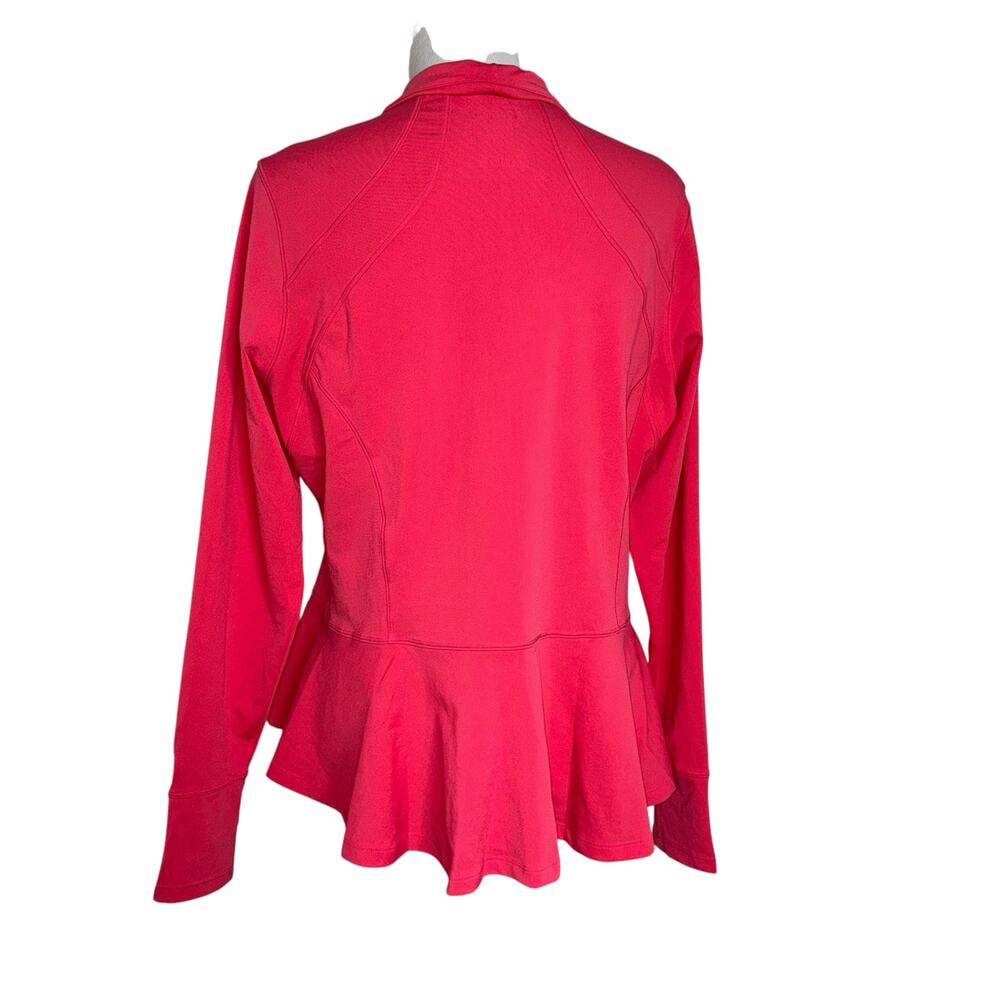 Coolibar Diamond Cove Swim Jacket Pink/Melon/Coral Color Sz L NWOT - Picture 4 of 8